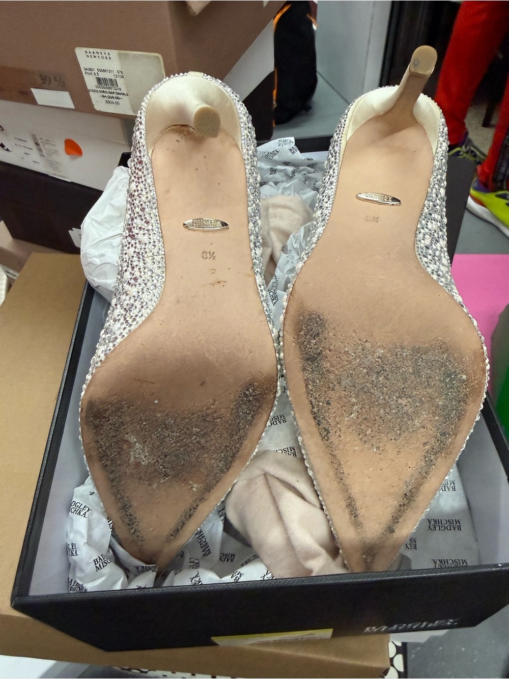 Badgley Mischka Collection Cher II Pointed Toe Pump - Size US 8.5 - Picture 5 of 5